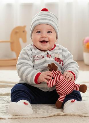 Кофта тепла на малюка на молнії без капюшона