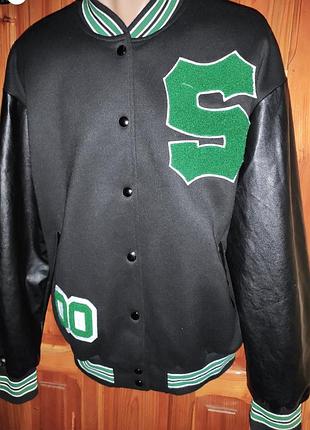 Стильна фірмова молодіжна жіноча бейсбольна куртка бомбер campus.л