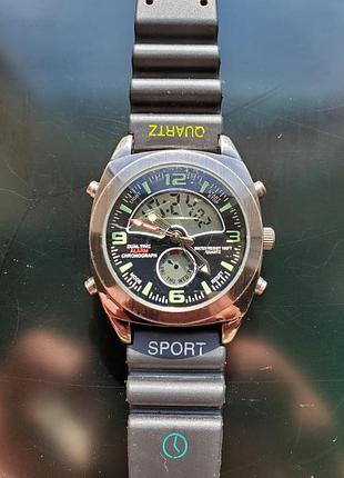 Zoo york годинник хронограф з будильником та підсвіткоюю