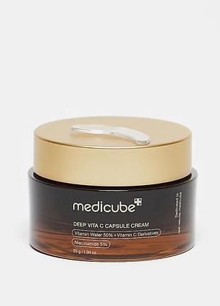 Medicube deep vita c capsule cream 55ml  освітлювальний капсульний крем з вітаміном с