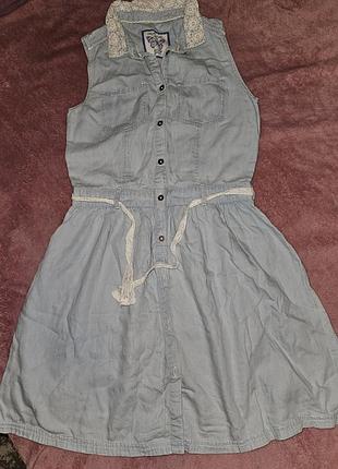 Платье подростка "под джинс"