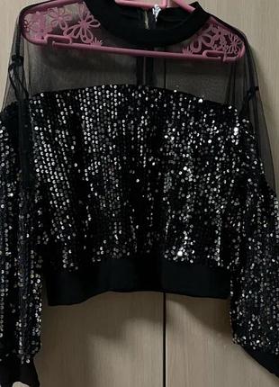 Кофта в пайетках