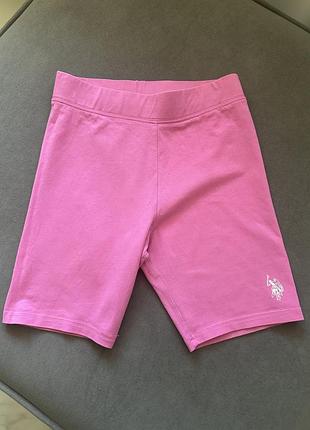 Рожеві велосипедки u.s. polo на 9-10 років