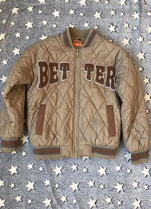 Куртка для мальчика, на холодную осень и начало зимы. на возраст 12 лет.