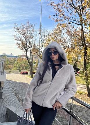 Эко шубка под нотку автоледи из искусственного меха размеры 44-56 разные цвета