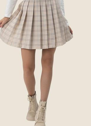 Юбка в клетку м