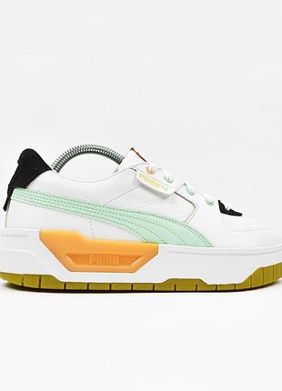 Брендові оригінальні білі шкіряні кросівки puma 26 см