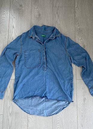 Сорочка джинсова benetton