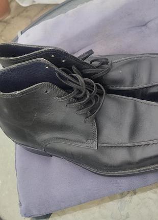 Мужские кожаные ботинки