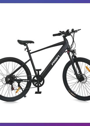 Електровелосипед двоколісний для дорослих profi meb 275 swift-1 27.5 дюймів 36v10ah 350w чорний матовий