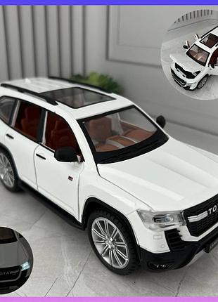 Дитяча машинка металева інерційна toyota land cruiser 1:24 звук світло