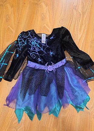 Платье на хелоуин на 9-12месяцев