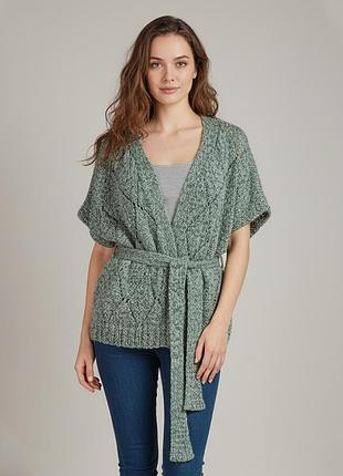 Жіночий в'язаний кардиган ручної роботи