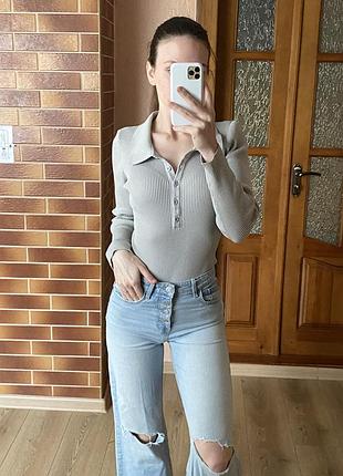 Боді в стилі поло