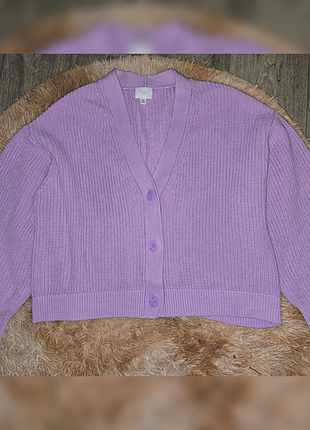 Вязаный кардиган в рубчик rib-knit cardigan h&amp;m