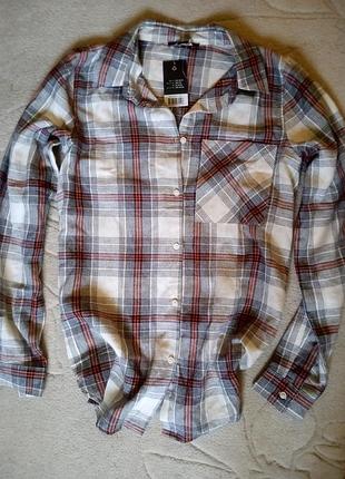 Мягкая фланелевая рубашка xs-s от esmara германия