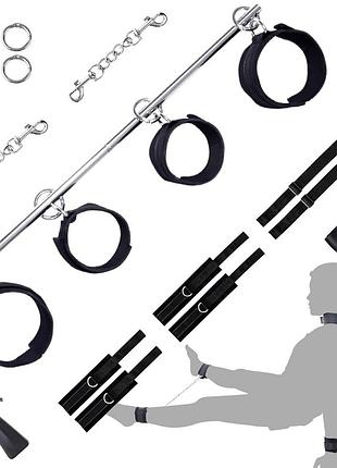 Бдсм-набір lockink yeahwow door swing & leg spreader bondage set 2