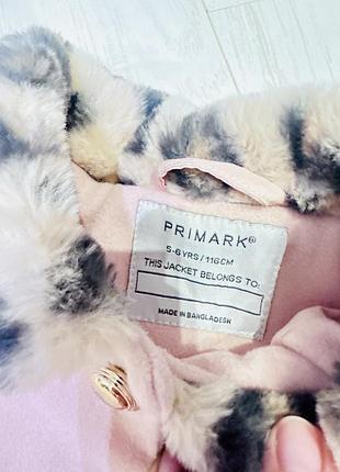 Пальто primark на 4-5 років 4