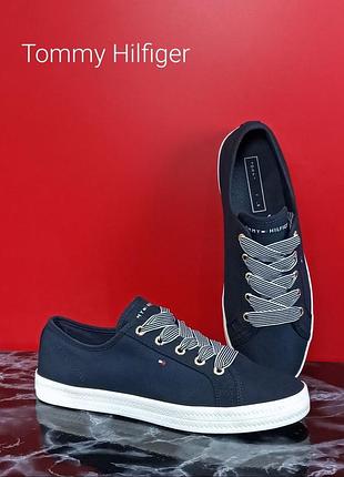 Жіночі кеди tommy hilfiger kedai essential nautical sneaker оригінал