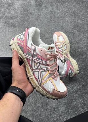 👟 жіночі кросівки asics gel kahana 8 white pink marathon running 👟