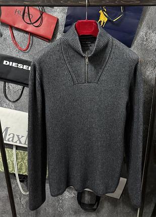 Кофта чоловіча zip 1/3 светр marc o’polo сірий m