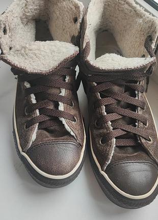 Оригинальные утепленные converse р.37 унисекс