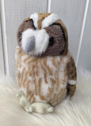 Мягкая игрушка реалистика сова сичь реалистичные птицы животного