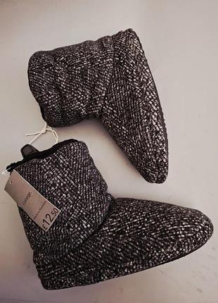 38 р теплые тапочки-сапожки англия george