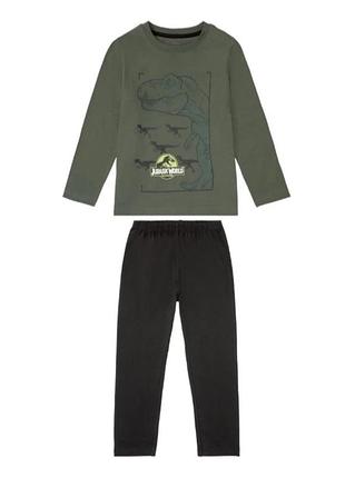 Детская пижама на мальчика р.110-116 - парк юрского периода, 15010