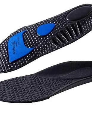 Спортивные стельки nafoing sport insole из вспененного eva материала, амортизация, уменьшение нагрузки ~28см