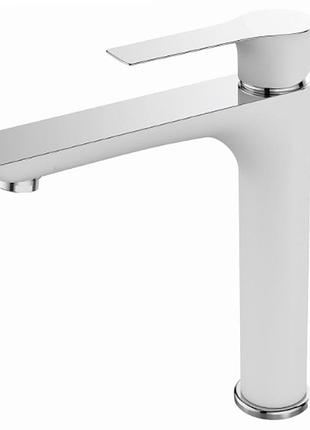 Mixxus premium eva 001 high (white) смеситель для умывальника (кол. белый)