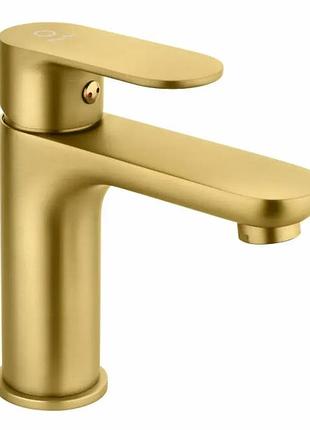 Смеситель для умывальника perla "elis" золото б/пр. psh503tg