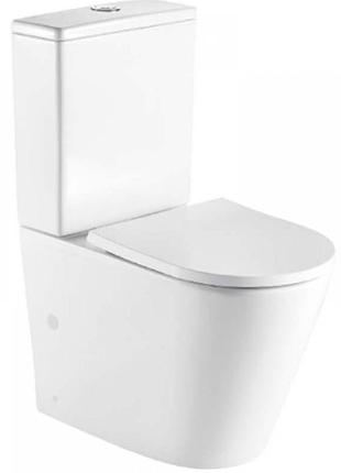 Mixxus premium bevel-0401-t1 унитаз-компакт 625x390x845mm, система смыва tornado 1.0