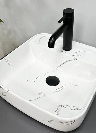 Умывальник (раковина) vbi ragusa s marmo glossy накладной