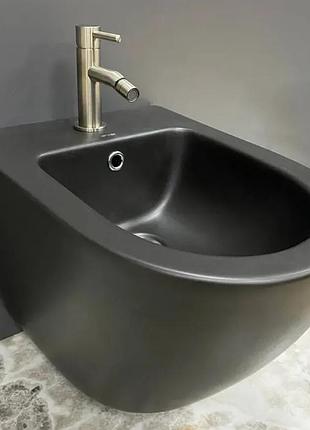 Подвесное биде vbi vulcano black matt