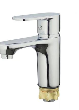 Смеситель для умывальника wezer jex1-450, хром
