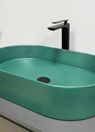 Умывальник vbi verona 60 emerald matt накладной