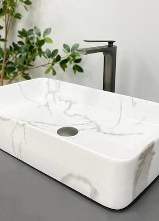 Умывальник (раковина) vbi triest marble накладной