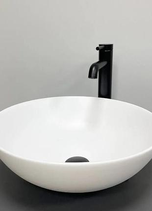 Умывальник vbi amalfi white matt накладной
