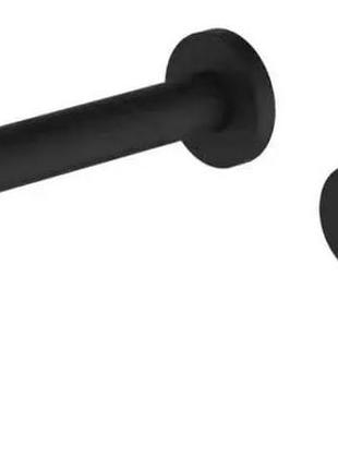 Встроенный смеситель wezer eko10a-01вlack для раковины, нержавеющая сталь, черный