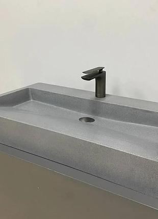 Умывальник (раковина) vbi vieste 90 grey matt накладной подвесной