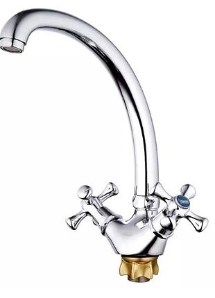 Смеситель для кухни wezer tlb4-827, хром