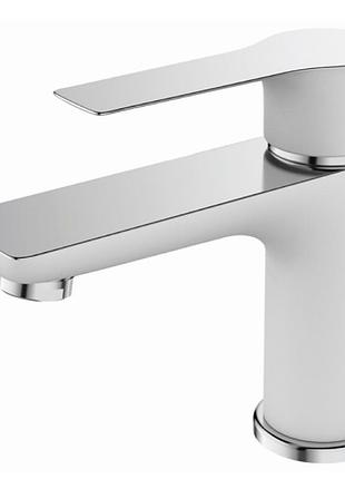 Mixxus premium eva 001 (white) смеситель для умывальника (кол. белый)