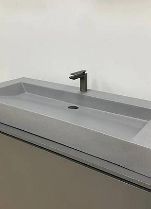 Умывальник (раковина) vbi vieste 120 grey matt накладной подвесной