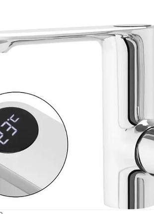 Смеситель для раковины (умивальника) rea mils lcd chrome хром низкий