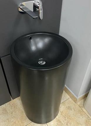 Умывальник (раковина) vbi matera black matt напольный