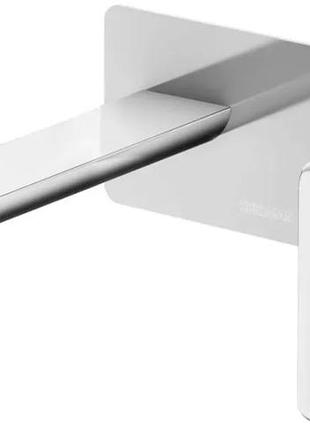 Смеситель для раковины (умивальника) kohlman experience chrome+ box скрытого монтажа
