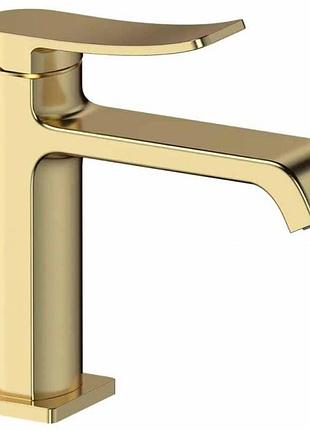 Mixxus premium dali 001 (nut) brushed gold смеситель для умывальника (цвет мат. золото)