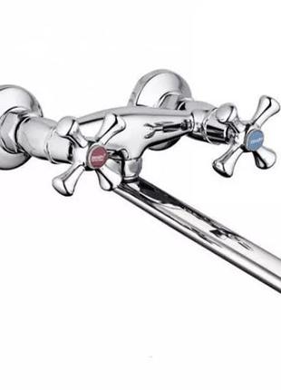 Смеситель настенный для кухни wezer tmk12-b827, хром