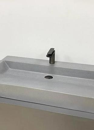 Умывальник (раковина) vbi vieste 80 grey matt накладной подвесной